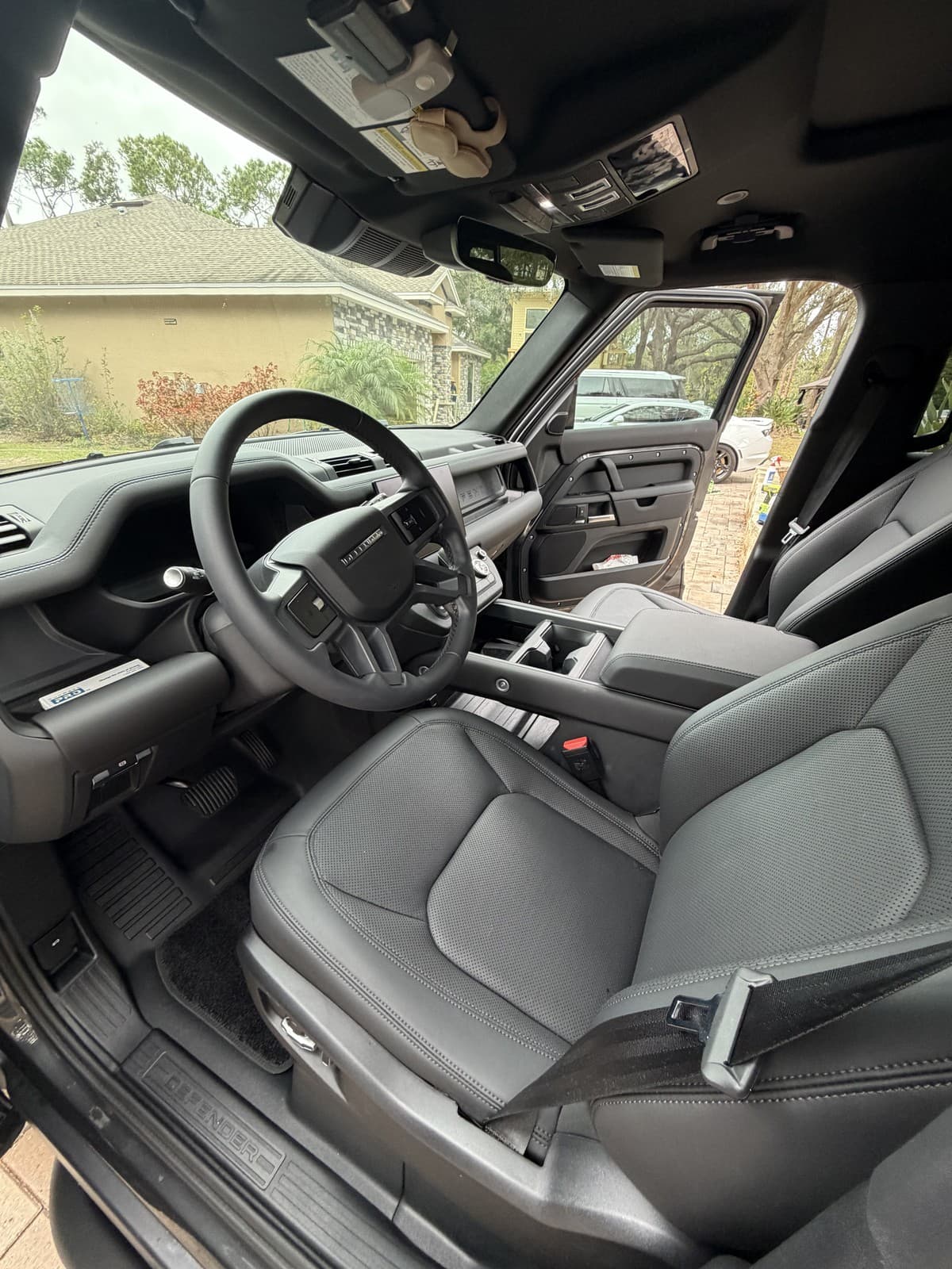 Interior Detail — Land Rover Defender